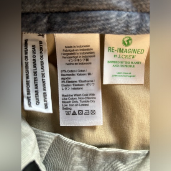 J. Crew: 484 Slim-fit stretch chino pant 36/32 NWOT - Picture 9 of 11